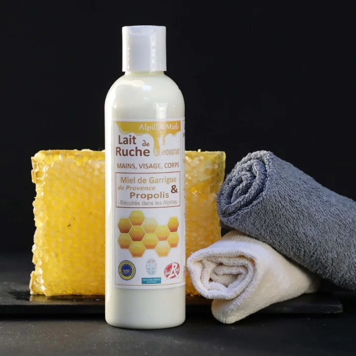 Lait de Ruche Miel de Garrigue IGP de Provence Label Rouge Propolis Alpilles Miels