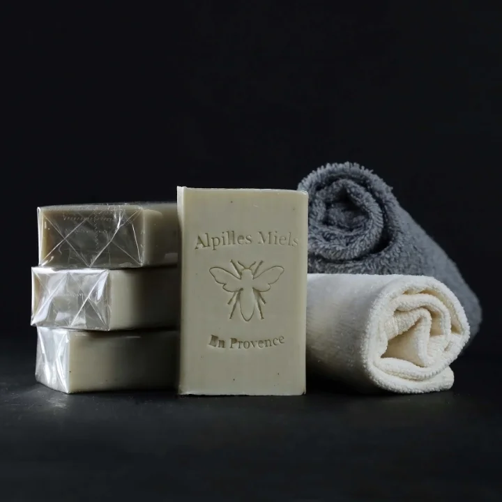 Shampoing Solide Miel et Rhassoulau Alpilles Miels